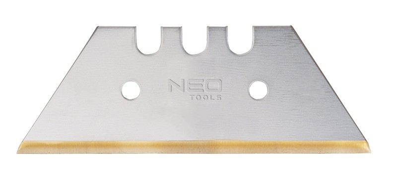 NEO TOOLS Комплект трапецеидальных лезвий, нож с выдвижным л 64-420